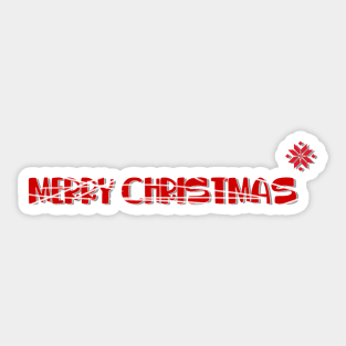 "merry christmas" Sticker